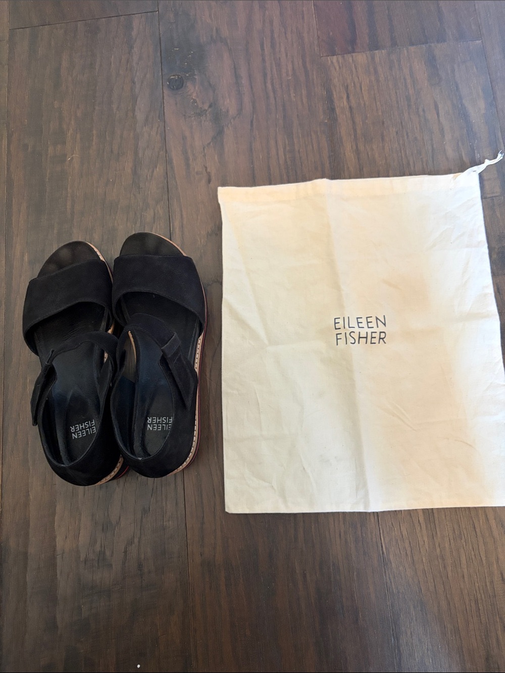 Eileen Fisher platform wedge 7.5 - Picture 7 of 7